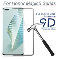 9D Full Curved Cover Protective Glass For Honor Magic5 Pro Tempered Glass Magic 5 Lite Magic5Pro Magic5Lite 5G Screen Protector