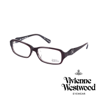 【Vivienne Westwood】龐克多邊形土星款光學眼鏡(棕框黑 VW271_03)
