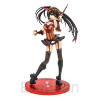 22CM Date A Live Lingerie Black color Tokisaki Kurumi 1/7 Ver girl PVC Action Figure Model Toy game statue Collection Doll Gifts