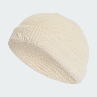 adidas 愛迪達 帽子 毛帽 運動帽 SHORT BEANIE 米 IL8443