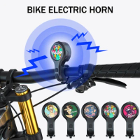 Bike Electric Horn Bicycle Handlebar Horn Anti-theft Horn for Mountain Bikes Road Bikes Scootor
