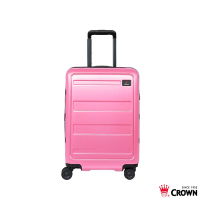 CROWN 皇冠 21吋 雙層防盜拉鍊箱 登機箱 行李箱 旅行箱