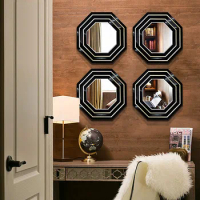 Appearance Dressing Sticker Wall Mirror Bedroom Vintage Interior Aesthetic Wall Mirror Jeweler Luxury Specchio Decorations HY50W