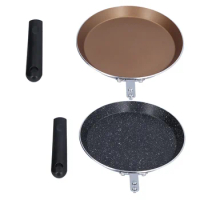 Frying Pan Nonstick Fast Heat Conduction Safe Pancake Pan Stone for Electric Stove for Induction Cooker for Restaurant