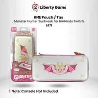 Nintendo Switch Iine Pouch / Tas / Bag Monster Hunter Sunbreak Edition L671