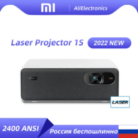 2022 NEW Xiaomi Mijia Laser Projector 1S 2400 ANSI Lumens 1080P Full HD Beamer For Home Theater Cinema Android Wifi Projector