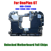 Unlocked Main Board Mainboard Motherboard With Chips Circuits Flex Cable Logic Board For OnePlus 6T OnePlus6T