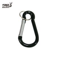 【Treewalker露遊】水滴型造型鑰匙圈 鋁合金 鉤環 多用途 背包登山露營掛勾 (大款) 20元