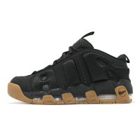 Nike 休閒鞋 Air More Uptempo Low 男鞋 女鞋 大AIR 黑 膠底 氣墊 FZ3055-003
