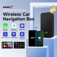 CarlinKit 5.0 Wired to Wireless Android Auto Box Wireless CarPlay Adapter Smart Car Ai Box WiFi Bluetooth Auto Connect Plug&amp;Play