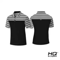 Baju Polo Shirt Swiss Tech Golf Polyester DriFit Premium Quality HQ#23 M BLACK