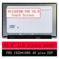 NV156FHM-T0E 1920x1080 40PIN 15.6'' FHD LED LCD On-Cell Touch Screen IPS Display