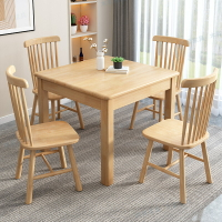 北歐實木餐桌簡約家用桌子現代餐廳飯桌新款客廳輕奢木桌溫莎椅