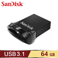 【SanDisk】CZ430 ULTRA Fit USB3.1 隨身碟 64GB【三井3C】