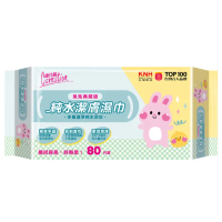 【康乃馨】純水潔膚濕巾80片x24包/箱(兔兔典藏版)