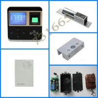 M-F211 fingerprint Access Control + Electric mortise lock + Door clip + Door bell+Remote controller