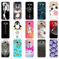 Silicon phone Case For Samsung Galaxy S8 Cases Cover For Samsung S8 plus Phone shell new design full 360 protective 7