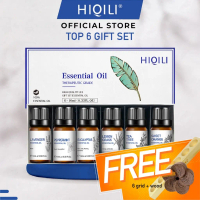 Practical 【HiQiLi】Top 6 10ML Essential Oil Set Diffuser Humidifier Massage Aromatherapy Skin Hair Gi