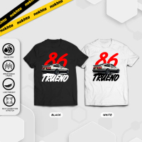 Baju Kereta Ae86 Trueno XS - 5XL Microfiber Lengan Pendek Short Sleeve TRU86V2-MFSS-0001