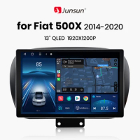 Junsun X7 MAX 13.1“ 2K AI Voice Wireless CarPlay Android Auto Car Radio For Fiat 500X 2014 - 2020 Multimedia autoradio