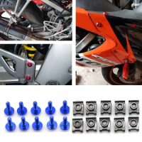 6MM Motorcycle CNC Aluminum Fairing body work Bolts Screws For HYOSUNG GT250R GT650R GT 250R 650R 250 650 R 2006 2007 2008 2009