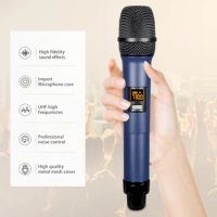New Design UHF Professional Microphone Rechargeable Karaoke Wireless Microphone Conference Studio Microphone