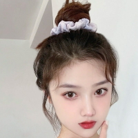 丸子頭全真髮髮圈-蓬鬆花苞頭高彈力自然女假髮8款74ax15【獨家進口】【米蘭精品】