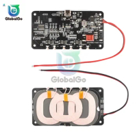 Car 3-coil 18W Wireless Charger Module DC12V 24V Type-C Charger Charging Transmitter Module Circuit Board Coil Receiver