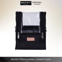 BROWIT BY NONGCHAT PROFESSIONAL COSMETIC BAG / TAS MAKE UP / TAS KOSMETIK / POUCH MAKE UP / TRAVEL B