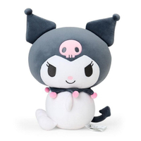 【震撼精品百貨】酷洛米_Kuromi~日本SANRIO三麗鷗 酷洛米絨毛玩偶安全帶靠墊-側坐款*54809