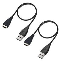 2 Pack Replacement USB Charger For Fitfit Charge HR Charging Date Cable Power Line With High Quality Fit For Fitbit Charge HR