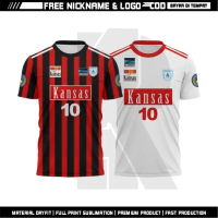 Jersey Persipura Jayapura Retro Liga Kansas 1996 - 1997 Gratis Pasang Nama & No Punggung Full Sponso