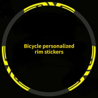 1Set Width 20mm MTB Rim Stickers Cycling Reflective Sticker Road Bike Wheelset Decals 20" 26" 27.5" 29" 700C Bicycle Accessories