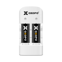 【OXOPO乂靛馳】XS系列 3.2V CR123 充電鋰電池組(2入+充電器)