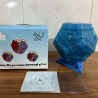 Limited Edition Blue Cube Megaminx Cube Transparent Red Limited Edition Rare Collector's Edition Cube Magic Cube Puzzle Toy