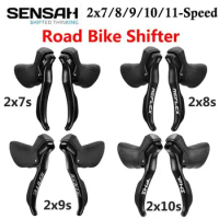 SENSAH Road Bike Shifters STI 2x7 2x8 2x9 2x10 2x11Speed Lever Brake Bicycle Derailleur Compatible for Shimano Claris Sora 105