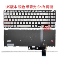 US SILVER Backlit Keyboard For Asus ZenBook UX533 UX533F UX533FD UX533FN