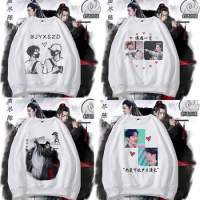 BJYXSZD Fans Products Bojun Yixiao Hoodies Wang Yibo Xiaozhan Hoodies Wang Yibo Xiaozhan Couple Sweater BL Hoodies