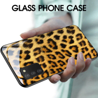 เคสโทรศัพท์, สำหรับ Samsung Galaxy A03S และ A03 Core, ลายเสือดาว, กระจกมันวาว, เคสกันกระแทก, ฝาหลัง,