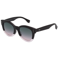 FENDI  雙色 太陽眼鏡 (透明紫+黑色)FF0239FS