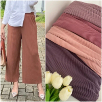 New Kulot Plisket Lidi Bahan Hyget Premium