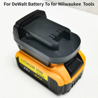 DL18ML Battery Adapter for DeWalt 18V/20V Max Li-Ion Battery Adapter Convert To for Milwaukee M&amp;18 18V Power Tools Convertor