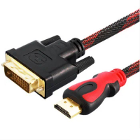 Hdmi to dvi HD line converter connector 24 + 1 display cable 150cm
