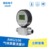 ASAIR 奧松氣體流量計數顯質量流量計表AMS2106[領邦五金配件]