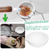 Mangkuk Lebur Emas Kowi 8/14/17cm Putih Untuk Peleburan Ema & Logam Mulia