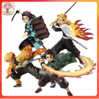 Kimetsu No Yaiba figure Demon Slayer Tanjirou , Kyoujurou , Zenitsu cực ngầu . figure thanh gươm diệ