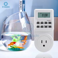 Outlet Timer Programmable and Plug in Timer for Electrical Outlets Indoor Digital Timer for Aquarium Light and Lamp