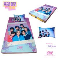 Kasur busa Tidur Korea single 120x200 ranjang no.3 dengan cover printing Kpop BTS, Enhypen,Straykids