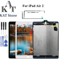 9.7'' Screen For iPad 6 Air2 Air 2 2014 A1567 A1566 LCD Display Touch Digitizer Assembly Replacement Part