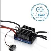 2021 NEW Hobbywing 60A SeaKing V3 Waterproof Speed Controller 2-3S Lipo 6V/2A BEC Brushless ESC for RC Racing Boat